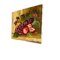 Vintage Small Canvas Still life Signed Georgia C. Haylton