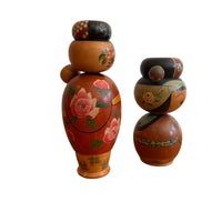 Antique Hand-Painted Japanese Kokeshi Doll Authentic, Traditional Japanese Art Collectible (Sold Separately)