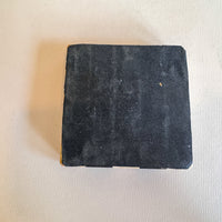 Stone Black and White Stripe Ashtray