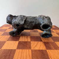 Scottish Terrier Needlepoint Statue Brass Candlestick Butter Dish (Sold Separately)