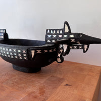 Pearl Inlay Solomon Islands wood bowl art