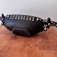 Pearl Inlay Solomon Islands wood bowl art