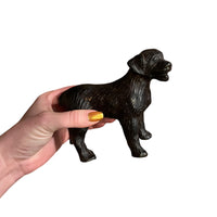 Solid Metal Dog Statue Vintage