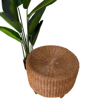 Danish Style Woven Round Stool