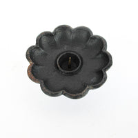 Japanese Cast Iron Cherry Blossom Flower Candle Holder