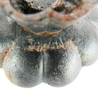 Japanese Cast Iron Cherry Blossom Flower Candle Holder
