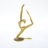 Brass Ballerina Dancer Figure