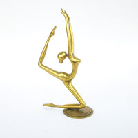 Brass Ballerina Dancer Figure
