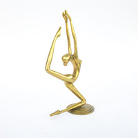 Brass Ballerina Dancer Figure