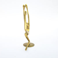 Brass Ballerina Dancer Figure