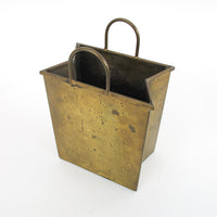 Gio Ponti Designer Brass Paper Shopping Bag Made in Italy Vintage