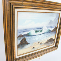 Ocean Landscape Painting Framed Wall Art