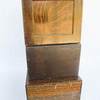 Antique Card Catalog Index Cabinets (Each Sold Separately)