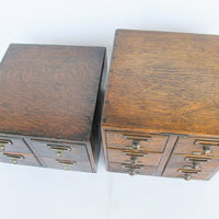 Antique Card Catalog Index Cabinets (Each Sold Separately)