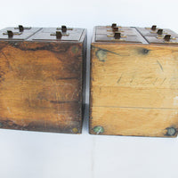 Antique Card Catalog Index Cabinets (Each Sold Separately)