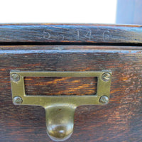 Antique Card Catalog Index Cabinets (Each Sold Separately)