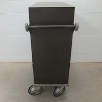 Rolling Industrial Locker Cabinet with 10 Lockers
