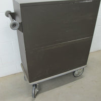 Rolling Industrial Locker Cabinet with 10 Lockers