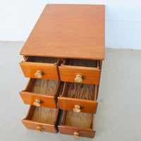 6 Drawer Hand Crafted Plyboard Cabinet