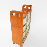6 Drawer Hand Crafted Wall Organizer
