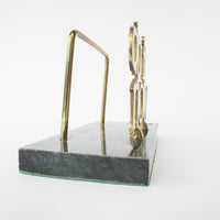 Do it Now Marble and Brass Arch Letter Holder