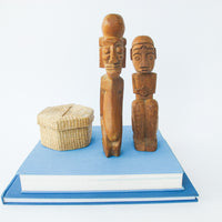 Carved Wood Architectural Figure Statue Sculptures