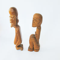 Carved Wood Architectural Figure Statue Sculptures