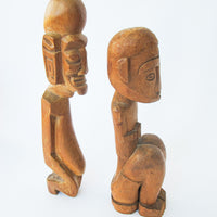 Carved Wood Architectural Figure Statue Sculptures