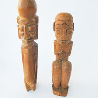 Carved Wood Architectural Figure Statue Sculptures
