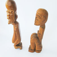 Carved Wood Architectural Figure Statue Sculptures