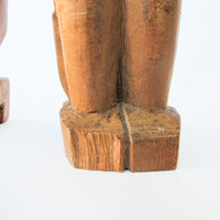 Carved Wood Architectural Figure Statue Sculptures