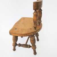 Spindle Back Hand Crafted Wood Stool
