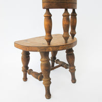 Spindle Back Hand Crafted Wood Stool