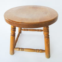 Solid Wood Round Stool