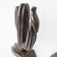 Iron Wood Cactus Sculpture Statues (Sold Separately or Together)