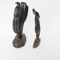 Iron Wood Cactus Sculpture Statues (Sold Separately or Together)