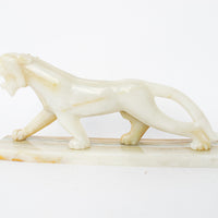 Onyx Stone Tiger Sculpture Statue from Mexico