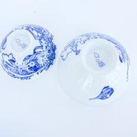 Porcelain Ceramic Ramen Bowls and Pufferfish Ceramic Pitcher (Sold Individually)