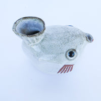 Porcelain Ceramic Ramen Bowls and Pufferfish Ceramic Pitcher (Sold Individually)