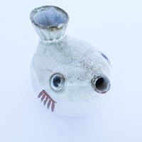 Porcelain Ceramic Ramen Bowls and Pufferfish Ceramic Pitcher (Sold Individually)