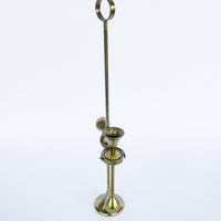 Freddie Anderson Brass Candlestick Holder