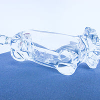 Glass Lion Candy Dish Vintage