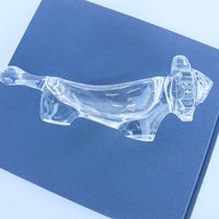 Glass Lion Candy Dish Vintage