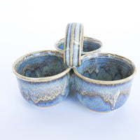 Ceramic Serving Bowl with Handle Made in the USA