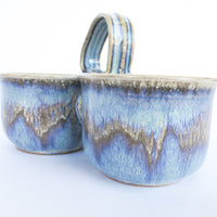 Ceramic Serving Bowl with Handle Made in the USA