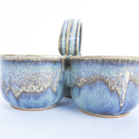 Ceramic Serving Bowl with Handle Made in the USA