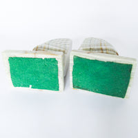 White Marble Onyx Native American Bookends