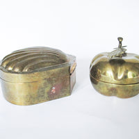 Persimmon and Shell Brass Box Sold Separately