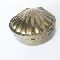 Persimmon and Shell Brass Box Sold Separately