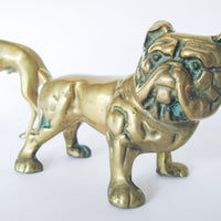 Brass Bulldog Brass Grey Hound Greyhound Vintage